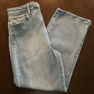 Just Black Women's Straight Leg Jeans in Light Blue